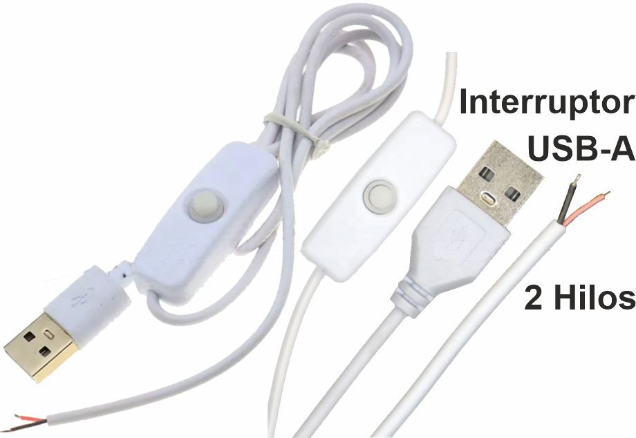 Cable USB con switch